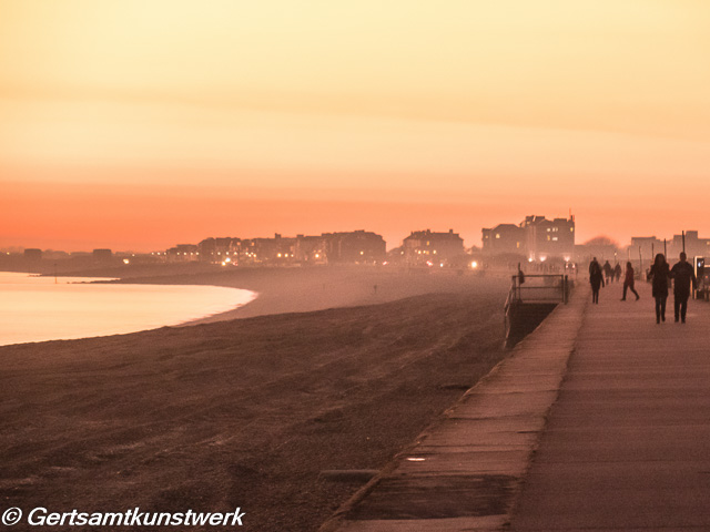 Hythe at dusk