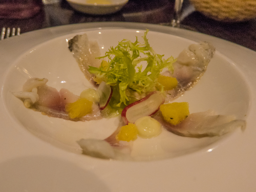 Sea bream ceviche