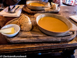 Soup and bread