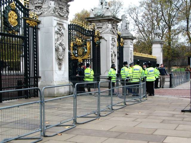 Police at the Palace