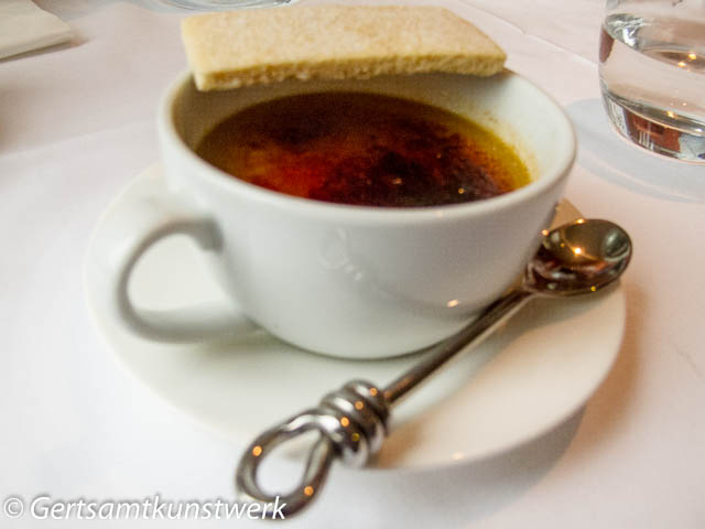 Coffee creme brulee