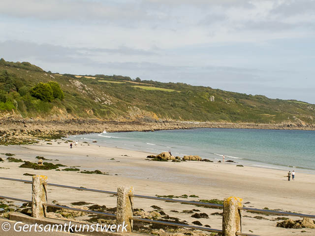 Low tide beach