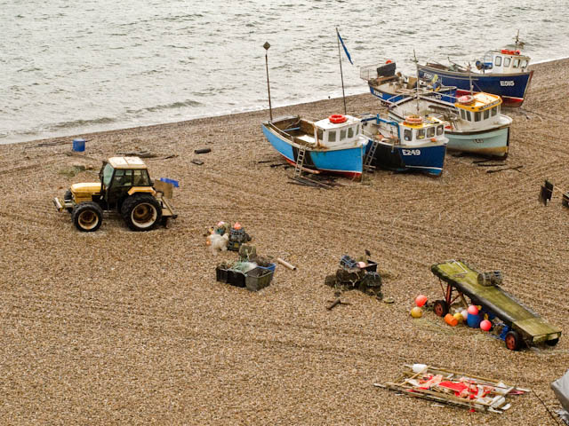 Beach launched fishing fleet