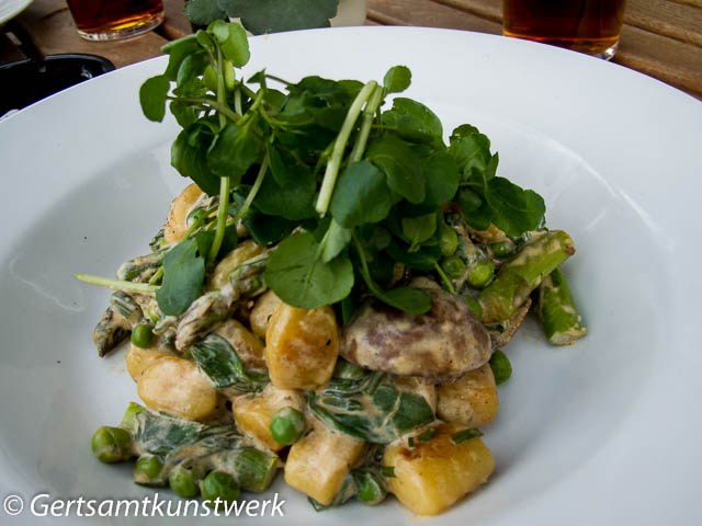 Asparagus gnocchi