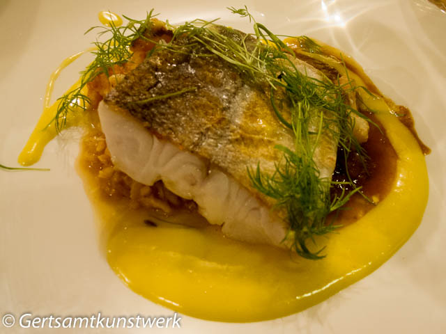 Hake and risotto