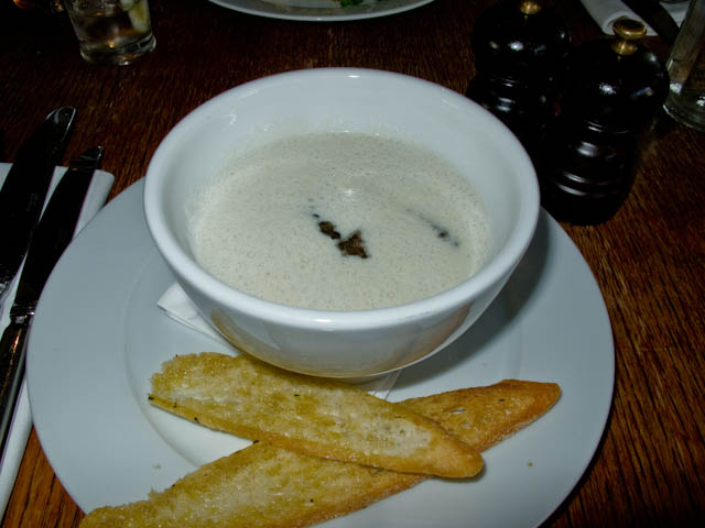 Jerusalem artichoke soup