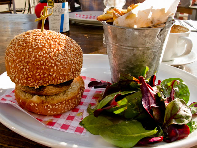 Mushroom burger