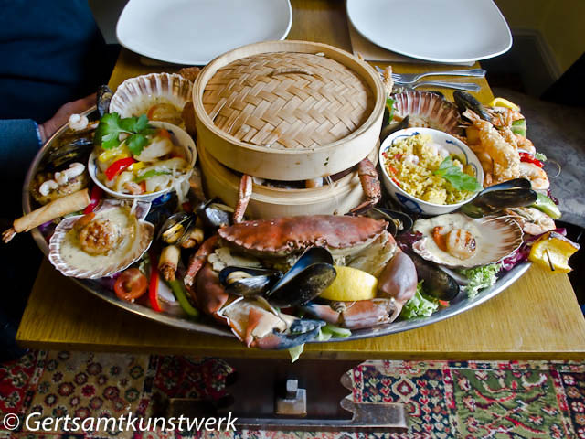 Seafood platter