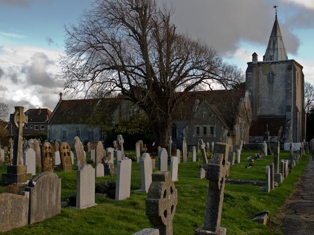 Milford church and graveyard