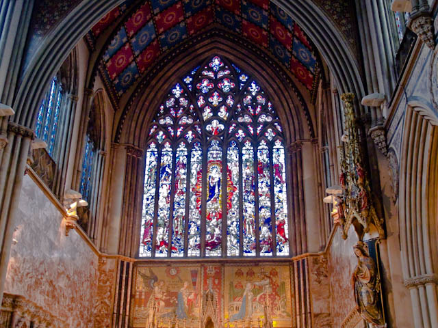 Above the altar