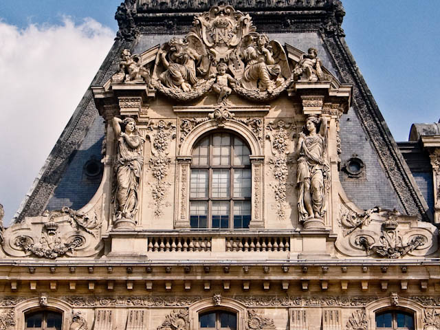 Louvre carving