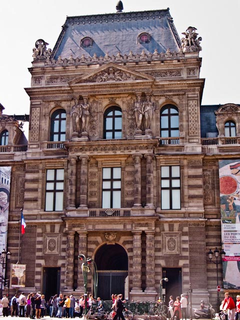 Louvre frontage