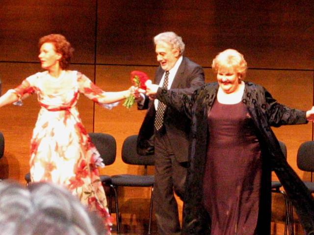 Waltraud Meier, Plácido Domingo and Jane Henschel