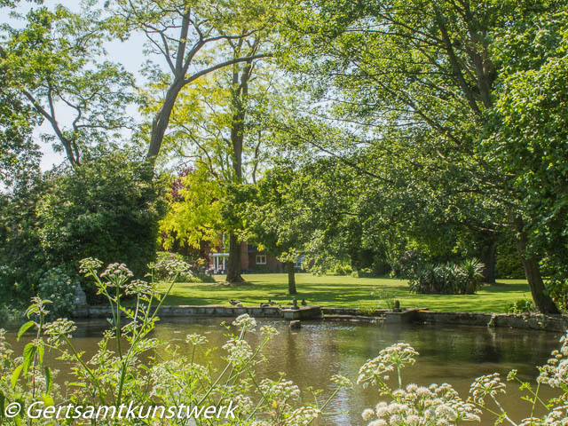 Riverside garden