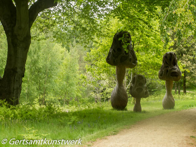 Mushroom sculptures